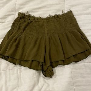 Free people lost girl smocked short